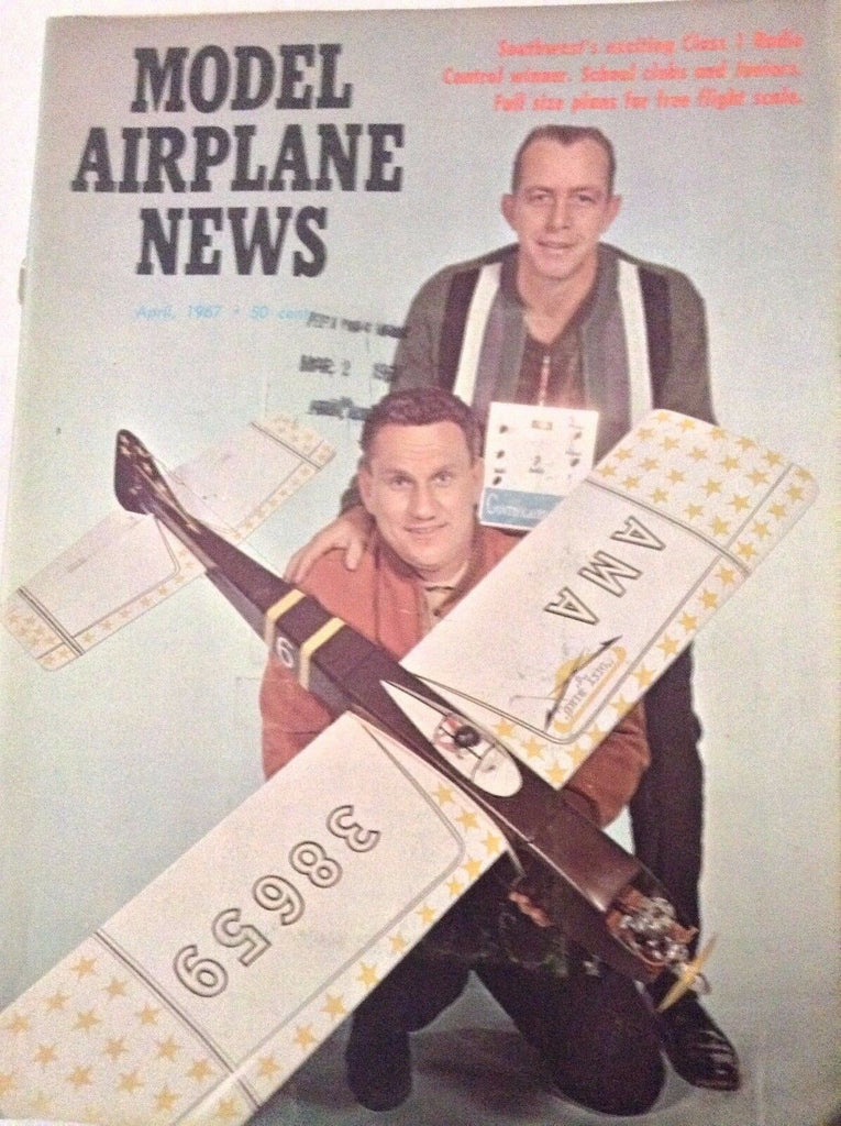 Model Airplane News Magazine Prop Buster Super Cruiser April 1967 082817nonrh
