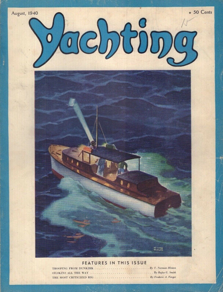 Yachting Magazine Trooping From Dunkirk August 1940 032118nonr