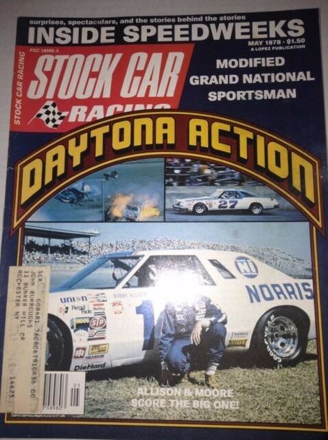 Stock Car Racing Magazine Speedweeks Daytona May 1978 040617NONRH