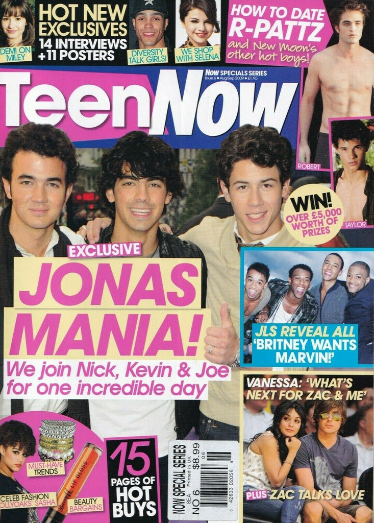 Teen Now August September 2009 Jonas Brothers Zac Efron 060719DBE2