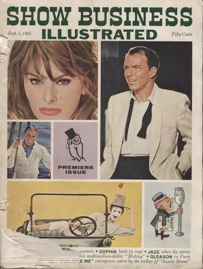 Show Buisiness Illustrated September 5 1961 Premiere Issue Sinatra 041320DBE