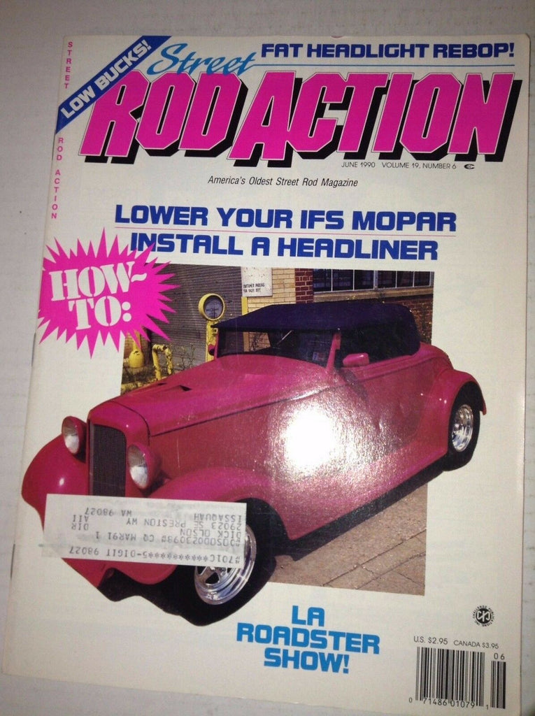 Rod Action Magazine Lower Your IFS Mopar Install Headliner June 1990 042017nonrh