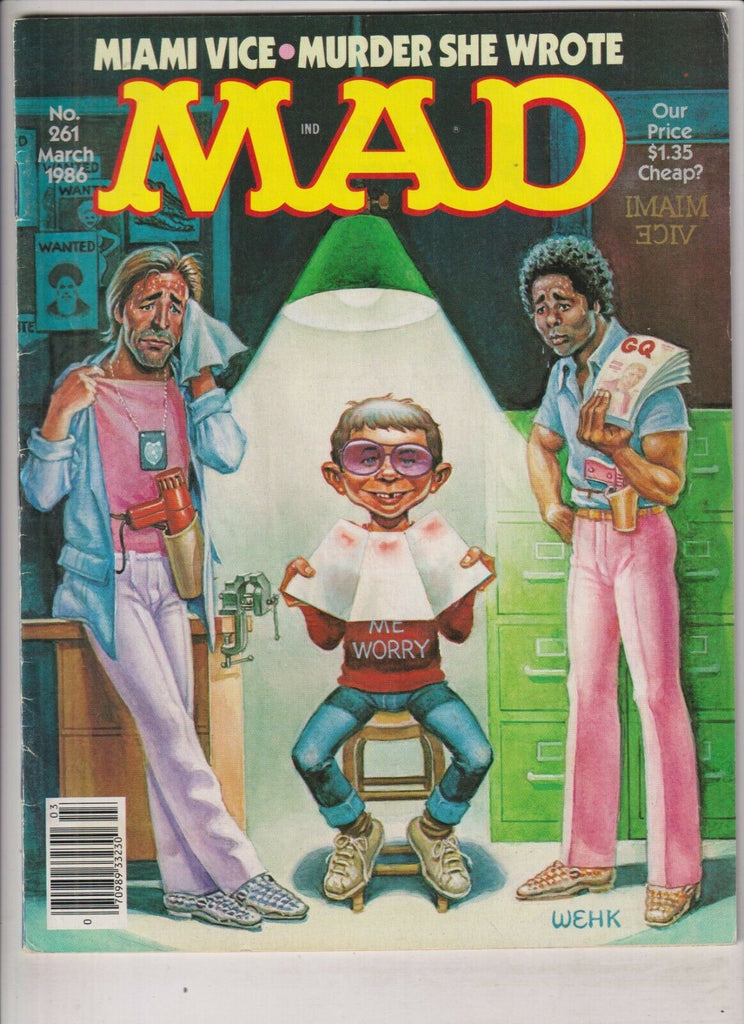 Mad Magazine Miami Vice Murder She Wrote March 1986 021120nonr