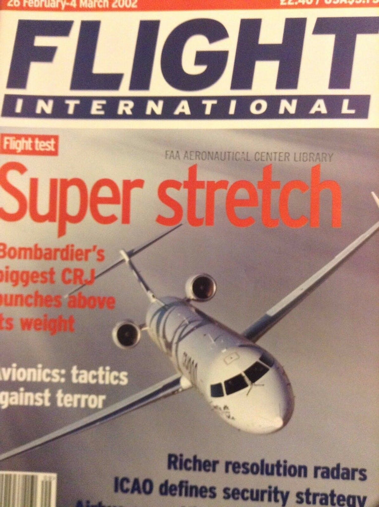 Flight International Magazine Bombardier CRJ Feb/March 2002 FAL 091717nonrh