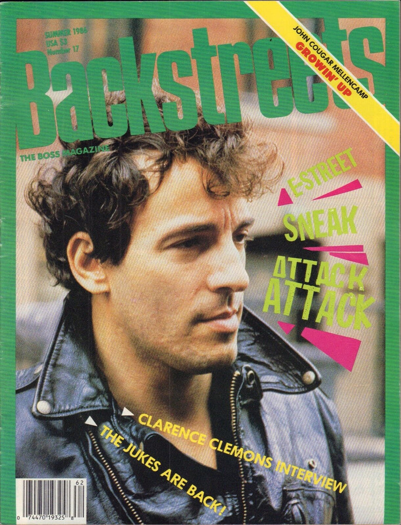 Backstreets Springsteen Magazine #18 Summer 1986 E-Street Sneak Attack 012317DBE