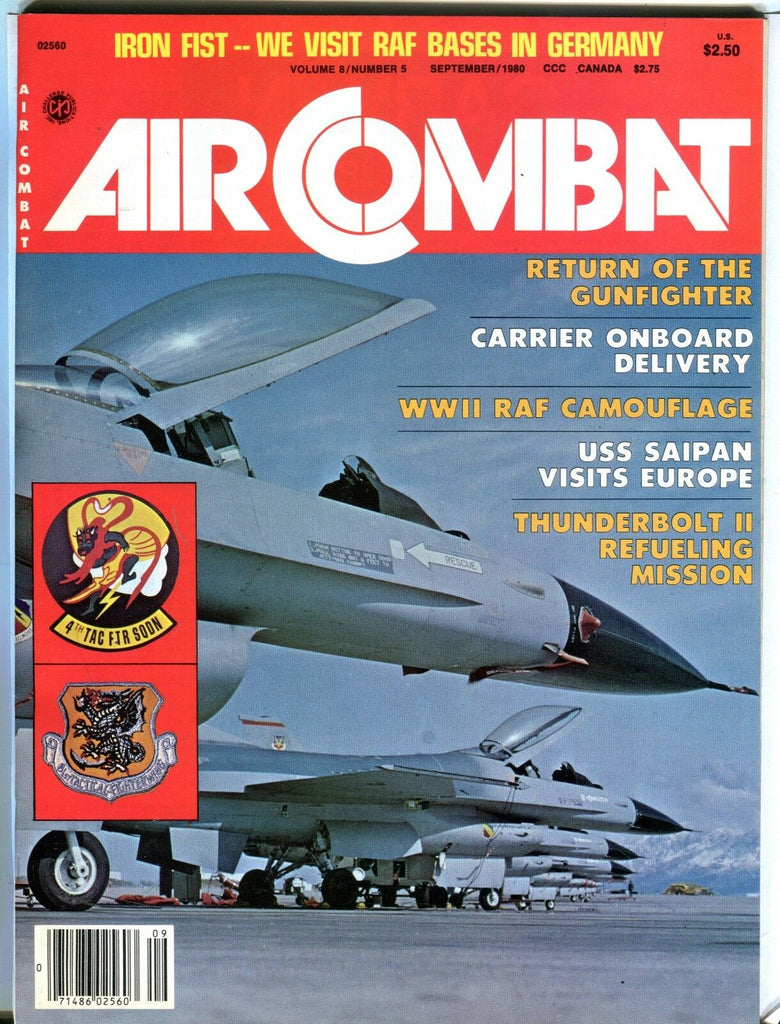 Air Combat Magazine September 1980 RAF Bases EX No ML 111916jhe