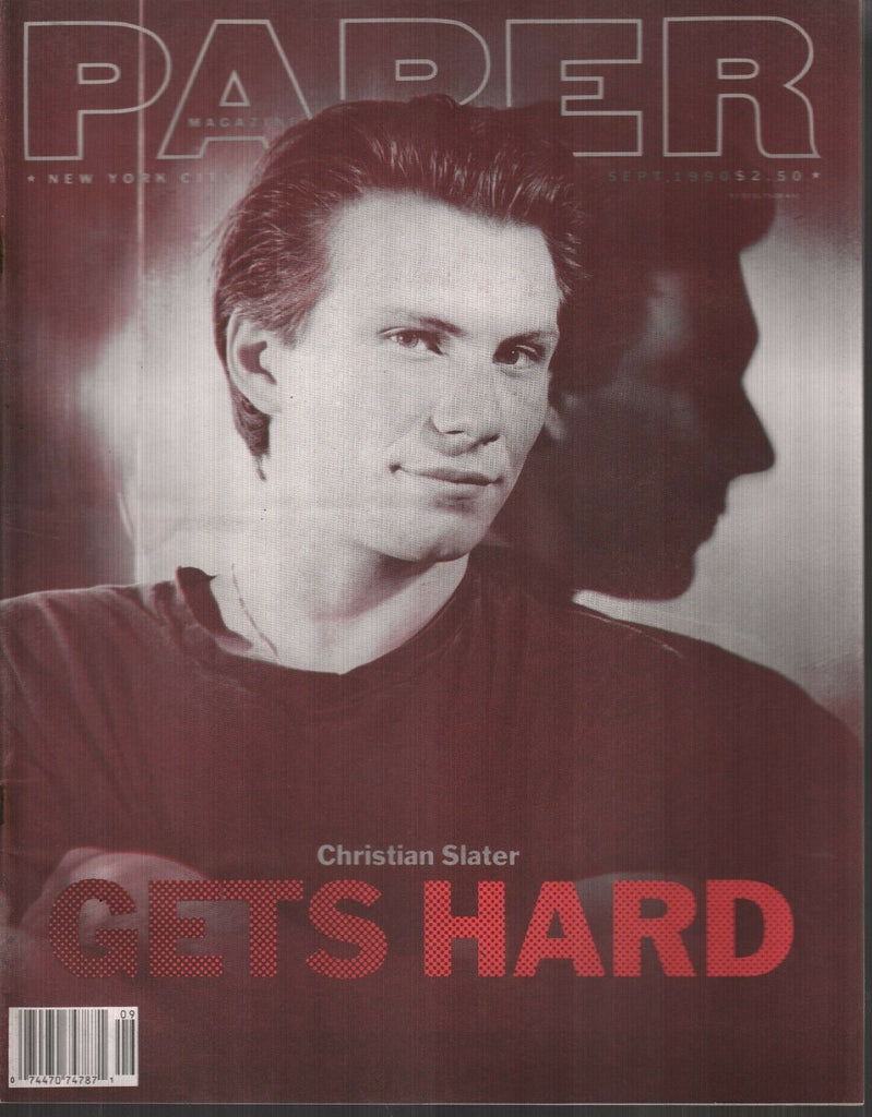 Paper NYC Oversized Magazine September 1990 Christian Slater 101619AME4