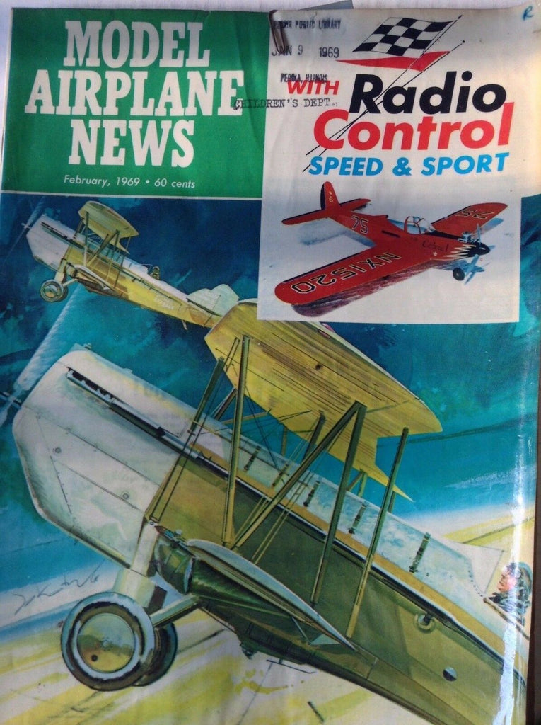 Model Airplane News Magazine Radio Control Speed February 1969 082317nonrh