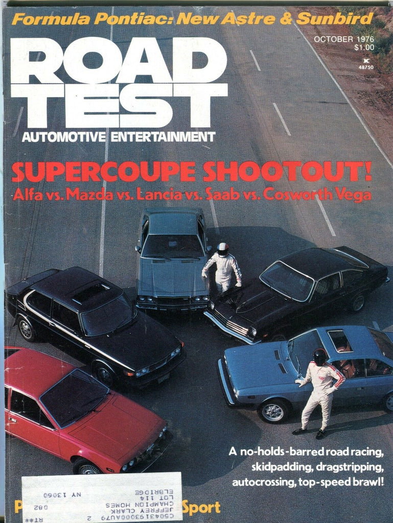 Road Test Magazine October 1976 Supercoupe Shootout! VG 082716jhe