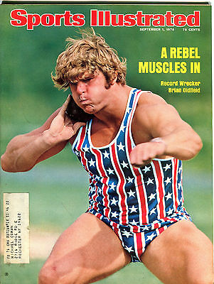 Sports Illustrated Magazine September 1 1975 Brian Oldfield EX 031516jhe