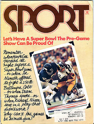 Sport Magazine January 1976 Terry Bradshaw EX 081516jhe