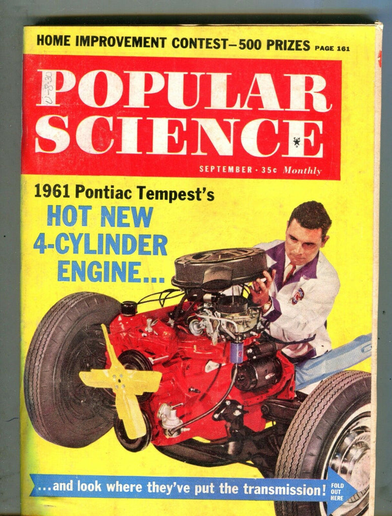 Popular Science Magazine September 1960 Pontiac Tempest Engine 062017nonjhe