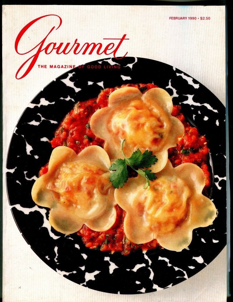 Gourmet Magazine February 1990 EX No ML 012317jhe