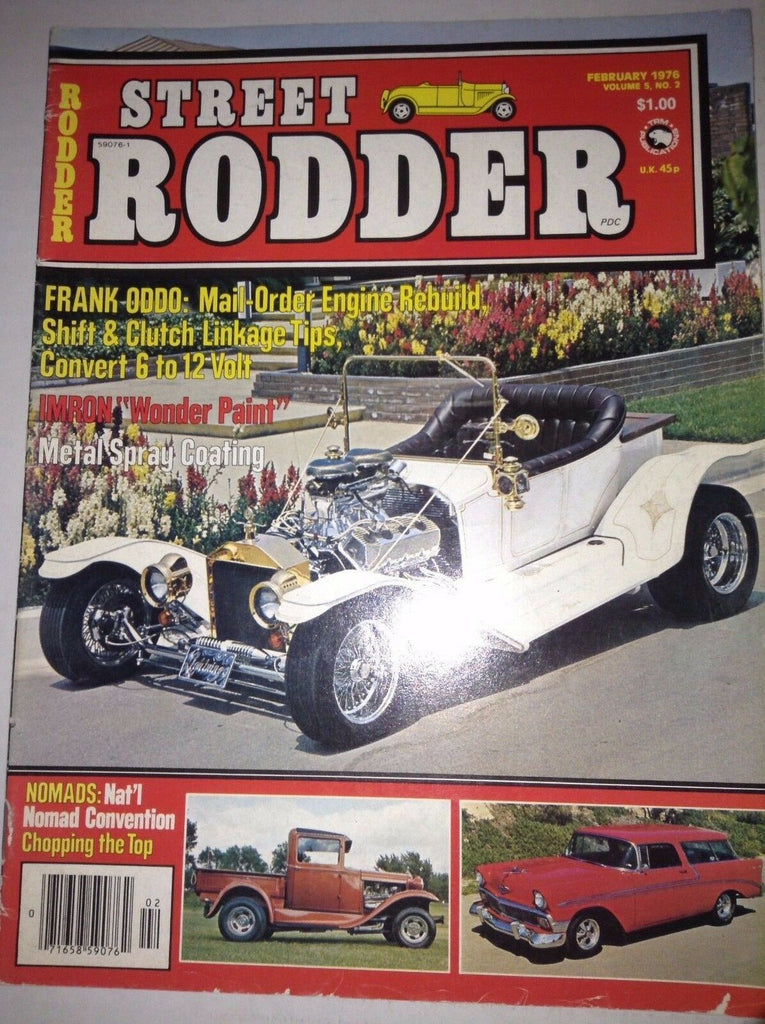 Street Rodder Magazine Frank Oddo Metal Spray Coating February 1976 041817nonrh2