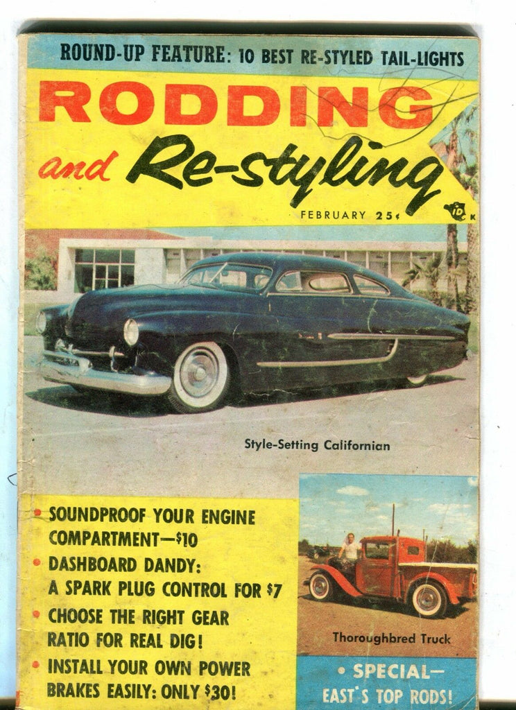 Rodding And Re-styling Magazine February 1957 Californian GD 040817nonjhe