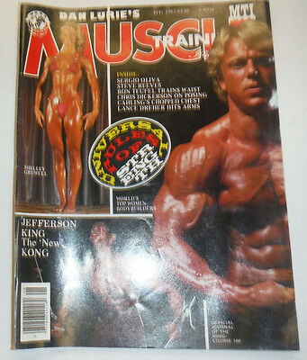 Muscle Training Magazine Sergio Oliva & Ron Teufel August 1982 120214R2