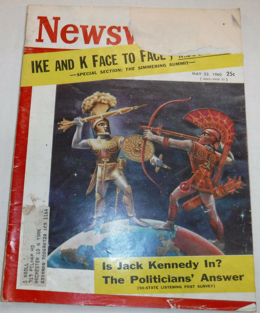 Newsweek Magazine Ike And K Face To Face May 23, 1960 100716R2