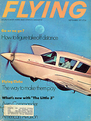 Flying Magazine September 1971 Flying Clubs VGEX 020416jhe