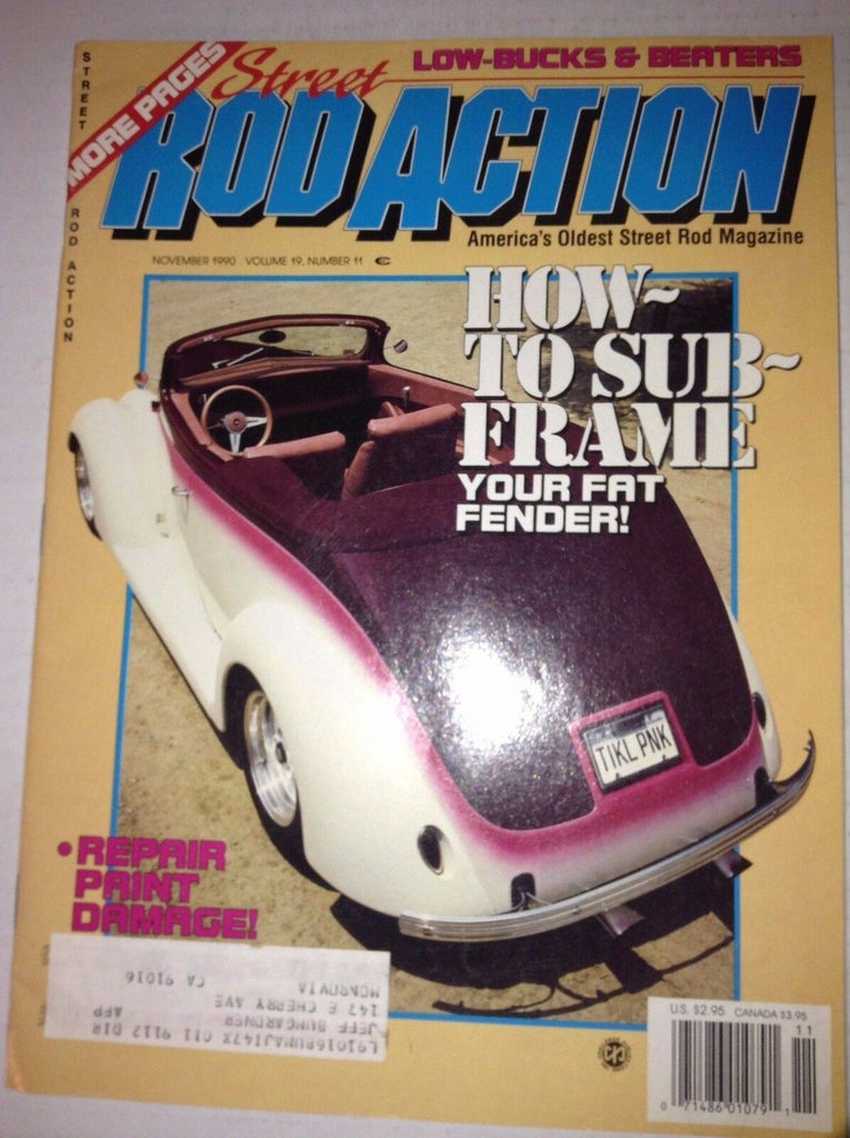 Rod Action Magazine How To Sub Frame A Fat Fender November 1990 042017nonrh