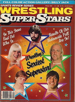 Wrestling Super Stars Winter 1984 Billy Jack, Hulk Hogan VG 072916DBE