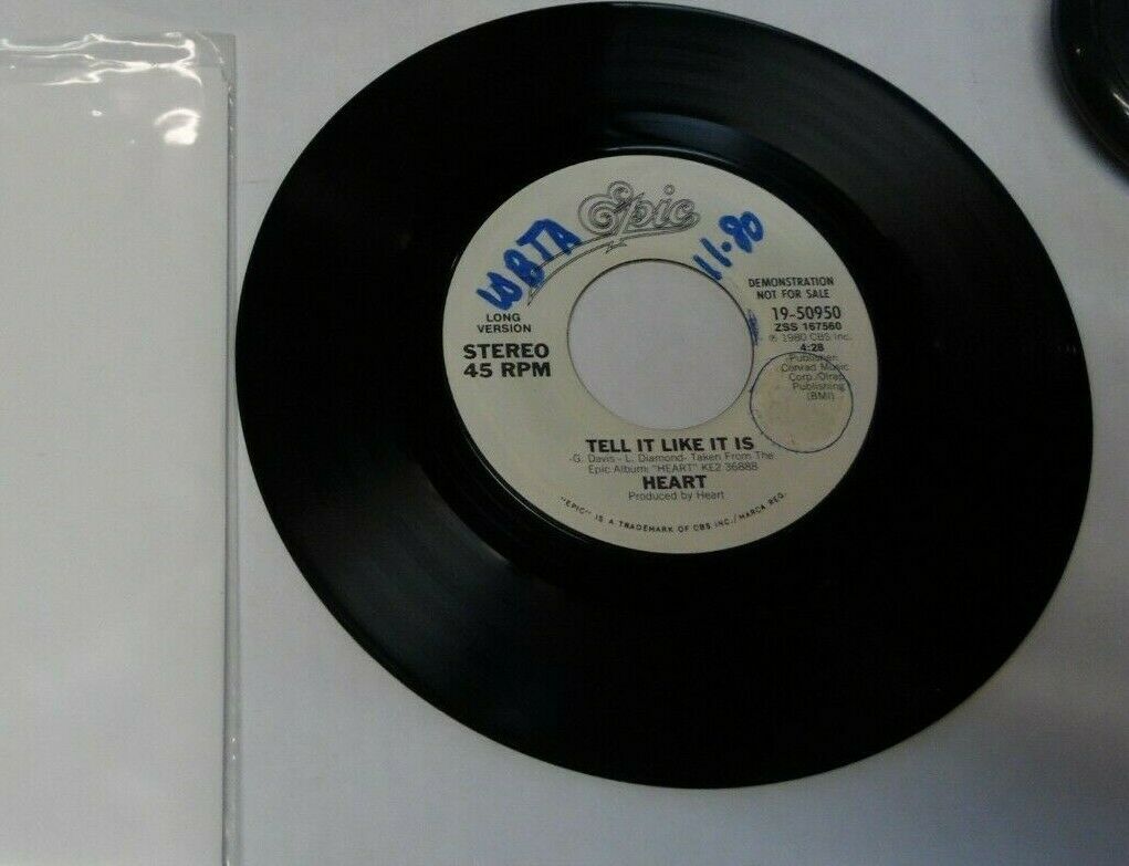 Heart Tell it like it is 45RPM DEMO 19-50950 022220LLE45