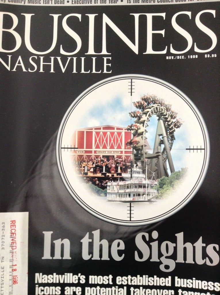 Business Nashville Magazine Takeover Targets November/December 1996 120618nonrh