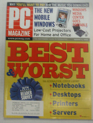 PC Magazine Best & Worst Notebooks August 2003 FAL 061715R2