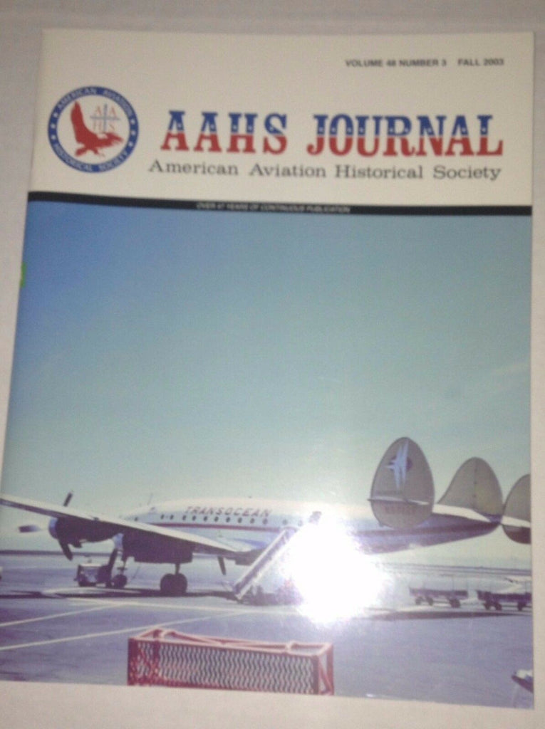 AAHS Journal Airplane Magazine Martin's PBM Mariner Fall 2003 121316rh2