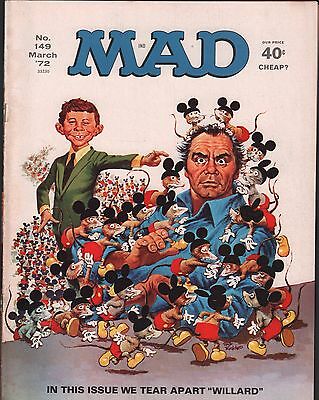 Mad Magazine No.149 March 1972 Appears to be complete EX 112415DBE