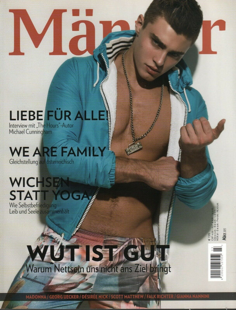 Manner German Gay Interest Magazine March 2015 Madonna Scott Matthew 030420AME
