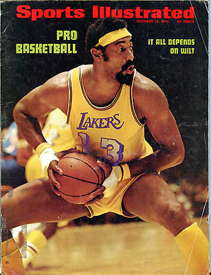 Sports Illustrated Magazine October 16 1972 Wilt Chamberlain EX 050516jhe