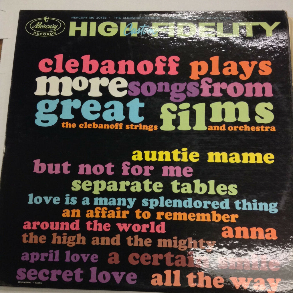 Clebanoff Plays The Clebanoff Strings MG20483 Mercury 33RPM 030817RR
