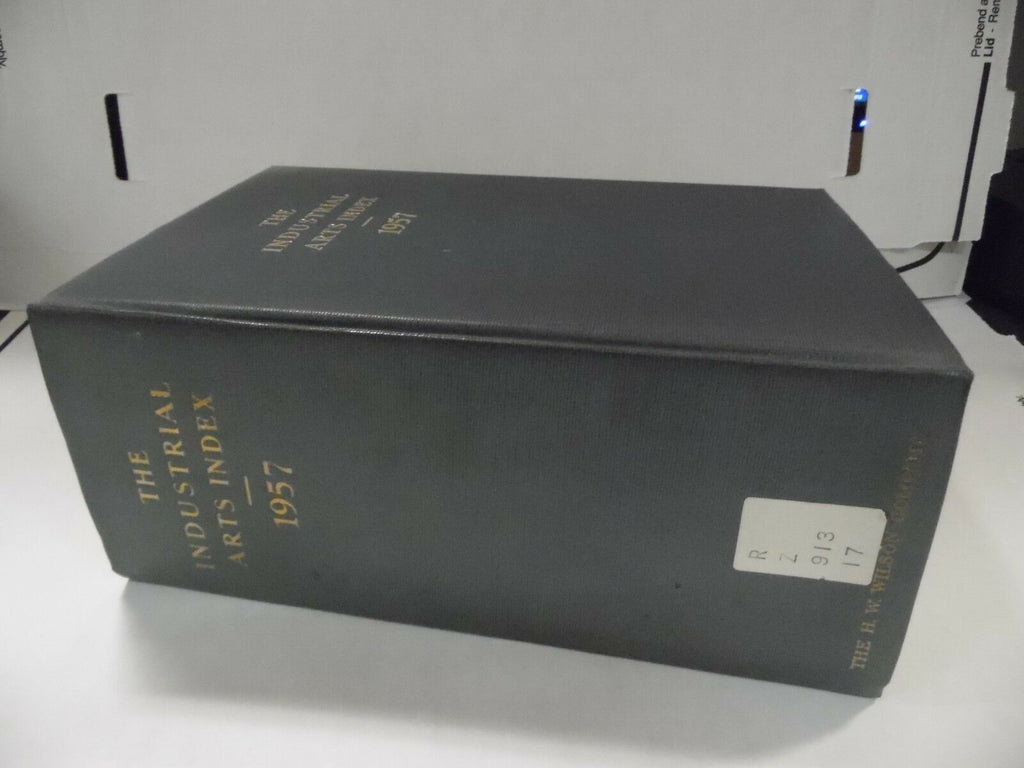The Industrial Arts Index 1957 Original Rare H.W. Wilson Co ex-FAA 112118AME3