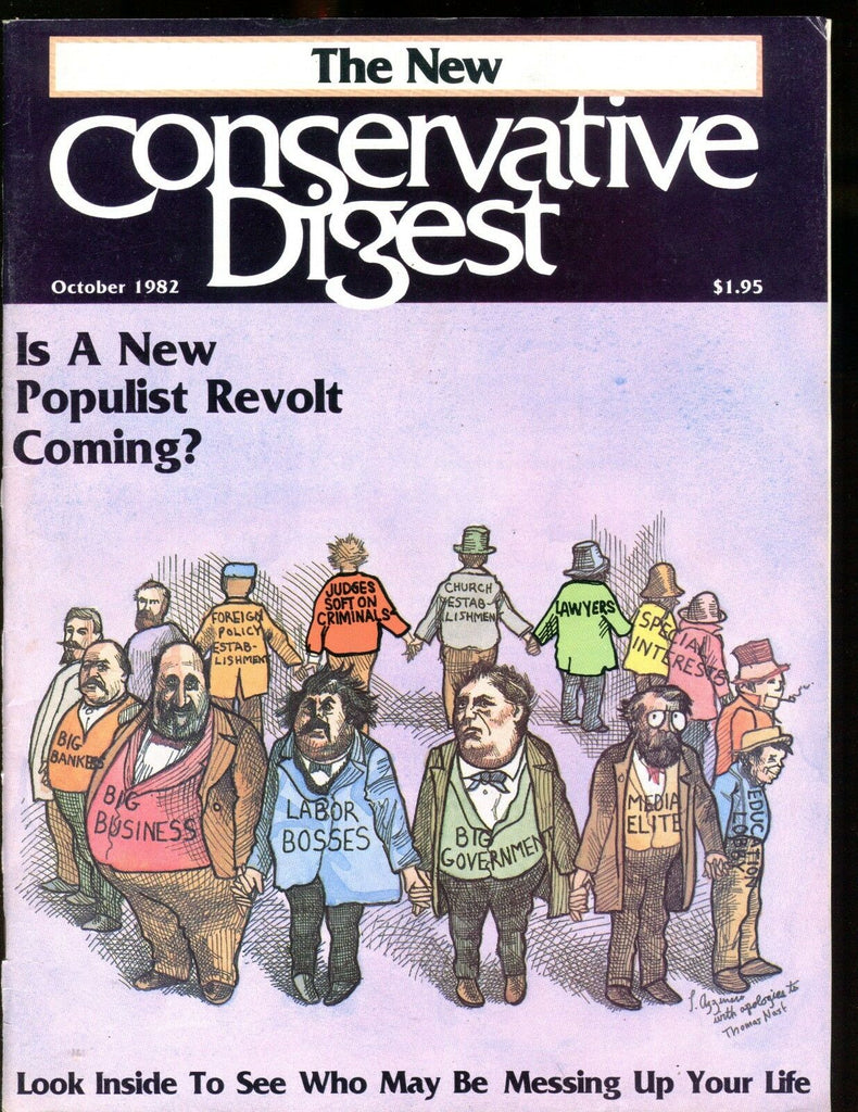 Conservative Digest Magazine October 1981 Jim Watt EX No ML 010517jhe