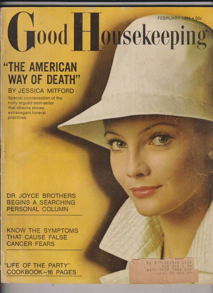 Good Housekeeping Mag Jessica Mitford Dr. Joyce February 1964 022520nonr