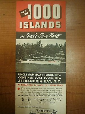 See The 1000 Islands on Uncle Sam Boats Alexandria Bay Captain CS Thomson 1229SM