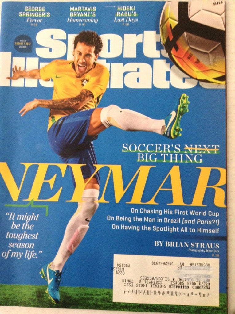 Sports Illustrated Magazine Soccer's Neymar Santos August 7, 2017 082017nonrh2