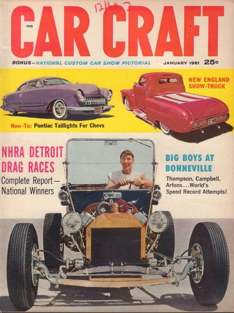 Car Craft January 1961 Bob Hardee George Barris 122218DBE