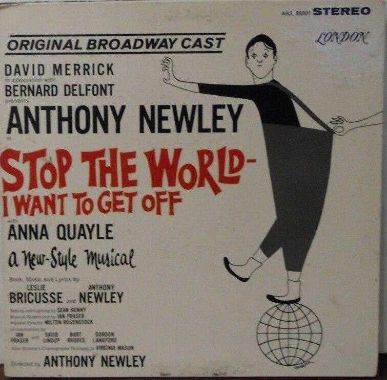 Orig Broadway Cast Stop the World I Want to Get Off Anthony Newley 092318LLE