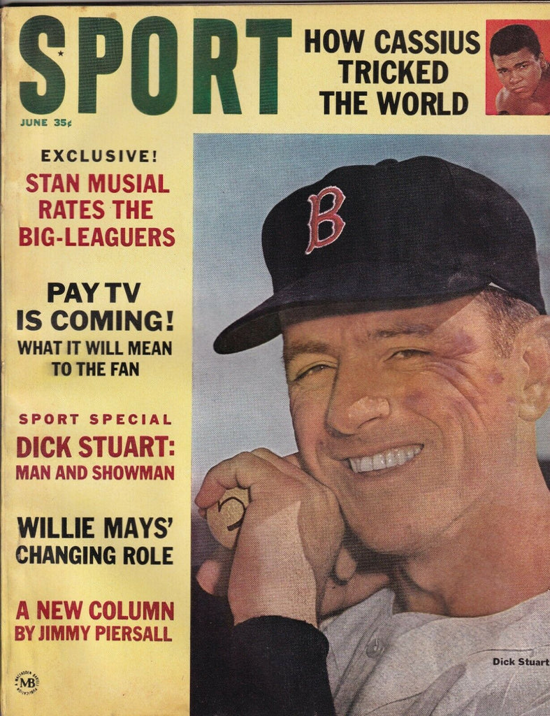 Sport Magazine Stan Musial Dick Stuart Willie Mays' June 1964 073119nonr