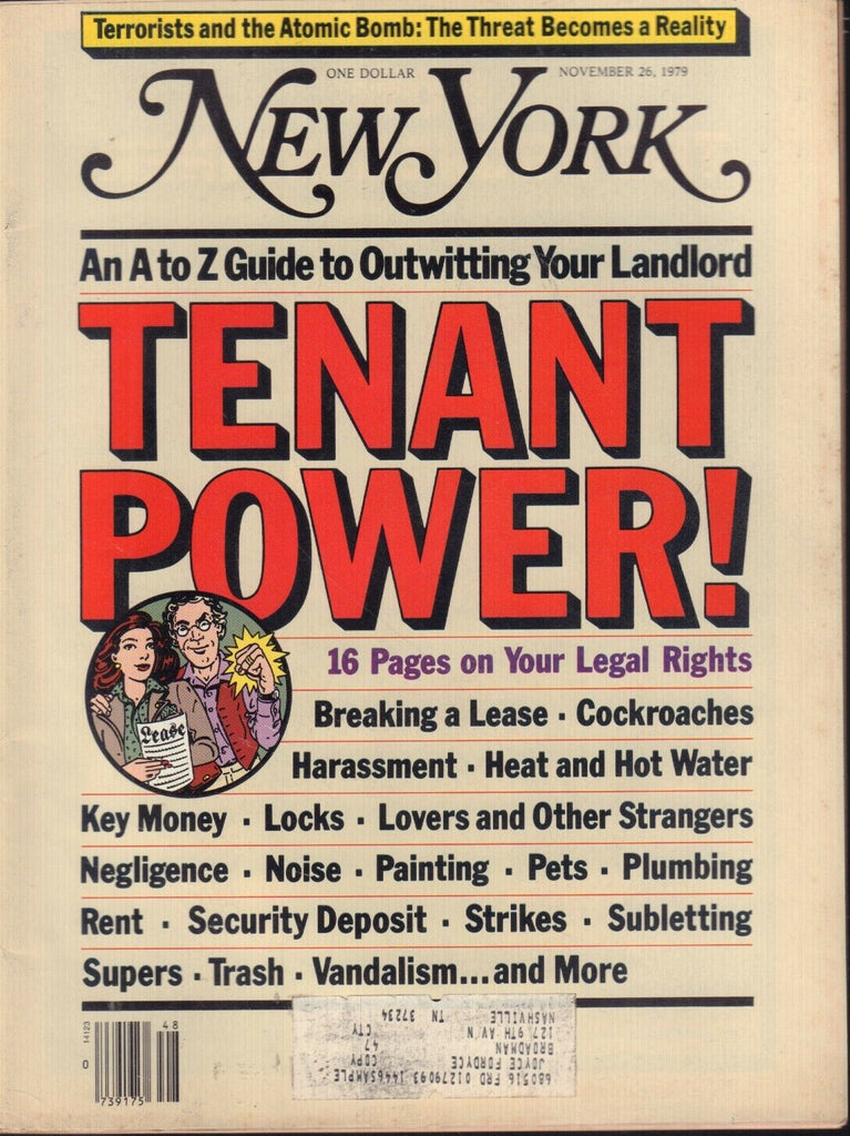 New York Magazine November 26 1979 w/ML 091018AME