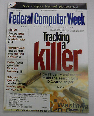 Federal Computer Week Magazine Tracking A Killer October 2002 071415R