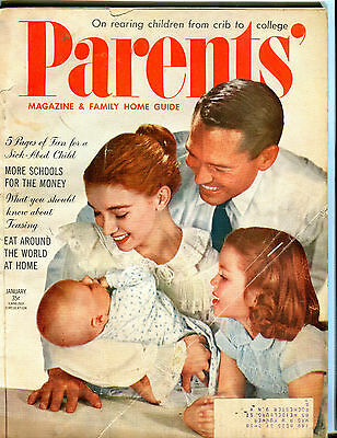 Parents' Magazine January 1957 Rearing Children VG 071316jhe