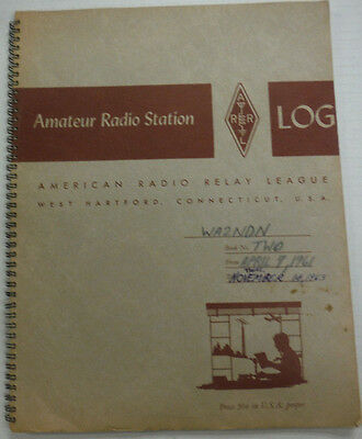 Amateur Radio Station Log Magazine April 1961 Filled In November 1963 013115R