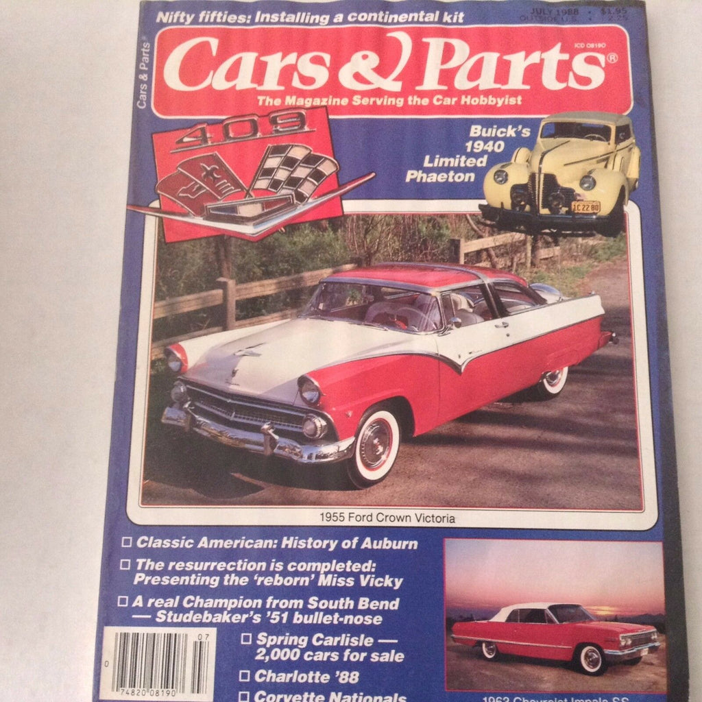Cars & Parts Magazine 1955 Ford Crown Victoria July 1988 060817nonrh2