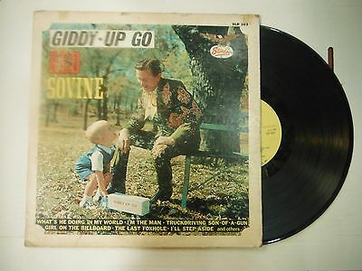 33 RPM Vinyl Red Sovine Giddyup Go Starday SLP-363 112614KME