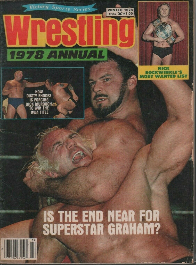 Wrestling Picture Book Spring 1978 Winter Annual Nick Bockwinkle 050619DBE2