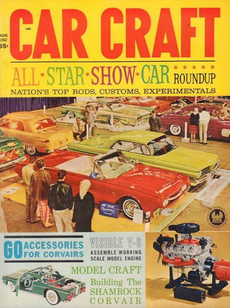 Car craft August 1962 Jerry Shipley George Cerny Lang D'Olivo 122218DBE