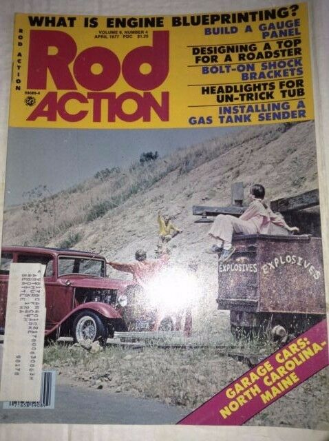 Rod Action Magazine Engine Blueprinting Bolt On Shock April 1977 040717NONRH