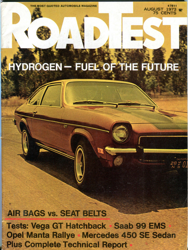Road Test Magazine August 1973 Hydrogen Fuel Of The Future VGEX 082516jhe